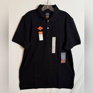 St. John's Bay Men’s Premium Polo, Size L, Black